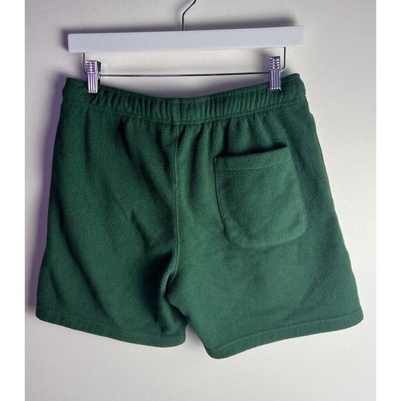 Playboy by Pacsun Men's Small Green Fleece Activewear‎ Shorts Bunny Logo - Picture 2 of 8